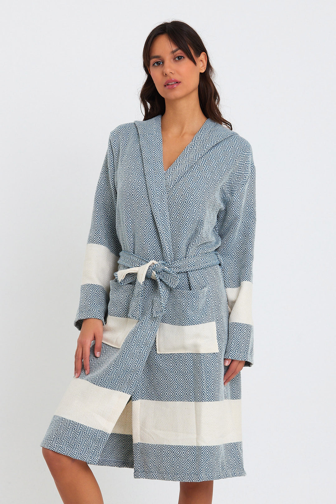 Diamond Bathrobe - Diamond Bathrobe - Sauna Bathrobe - madeathand.com