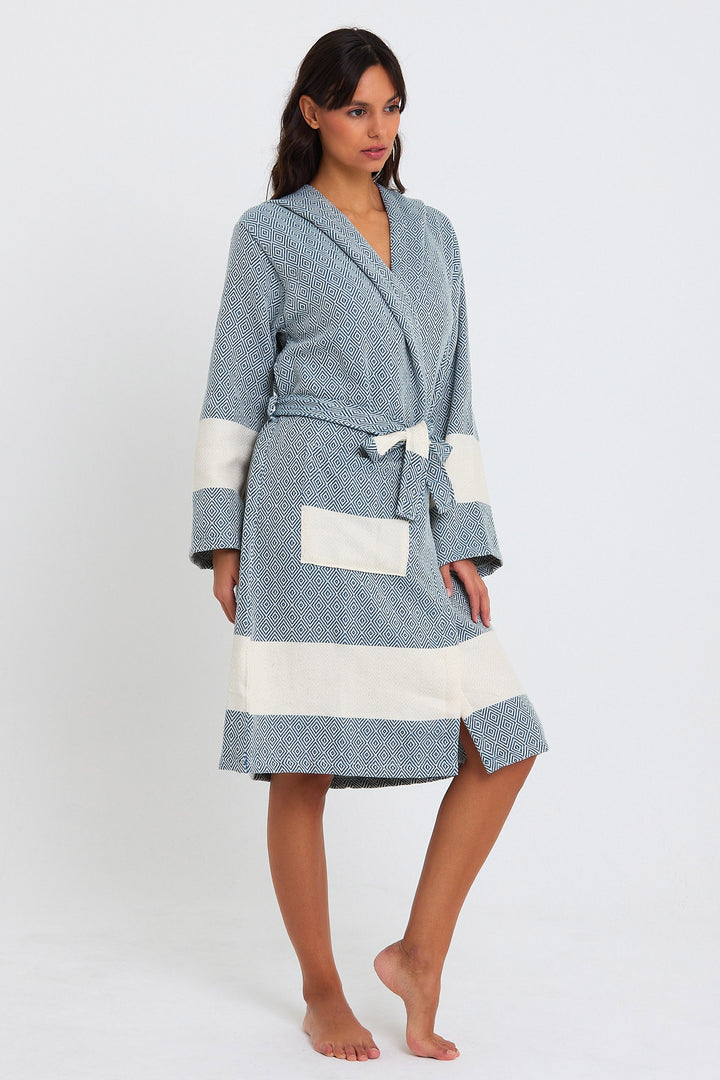 Diamond Bathrobe - Diamond Bathrobe - Sauna Bathrobe - madeathand.com