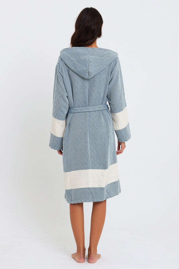 Diamond Bathrobe - Diamond Bathrobe - Sauna Bathrobe - madeathand.com