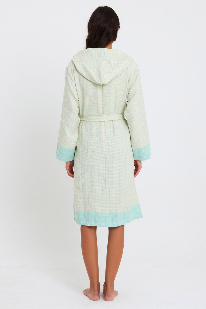 Tuval Bathrobe | Sauna Bathrobe - madeathand.com