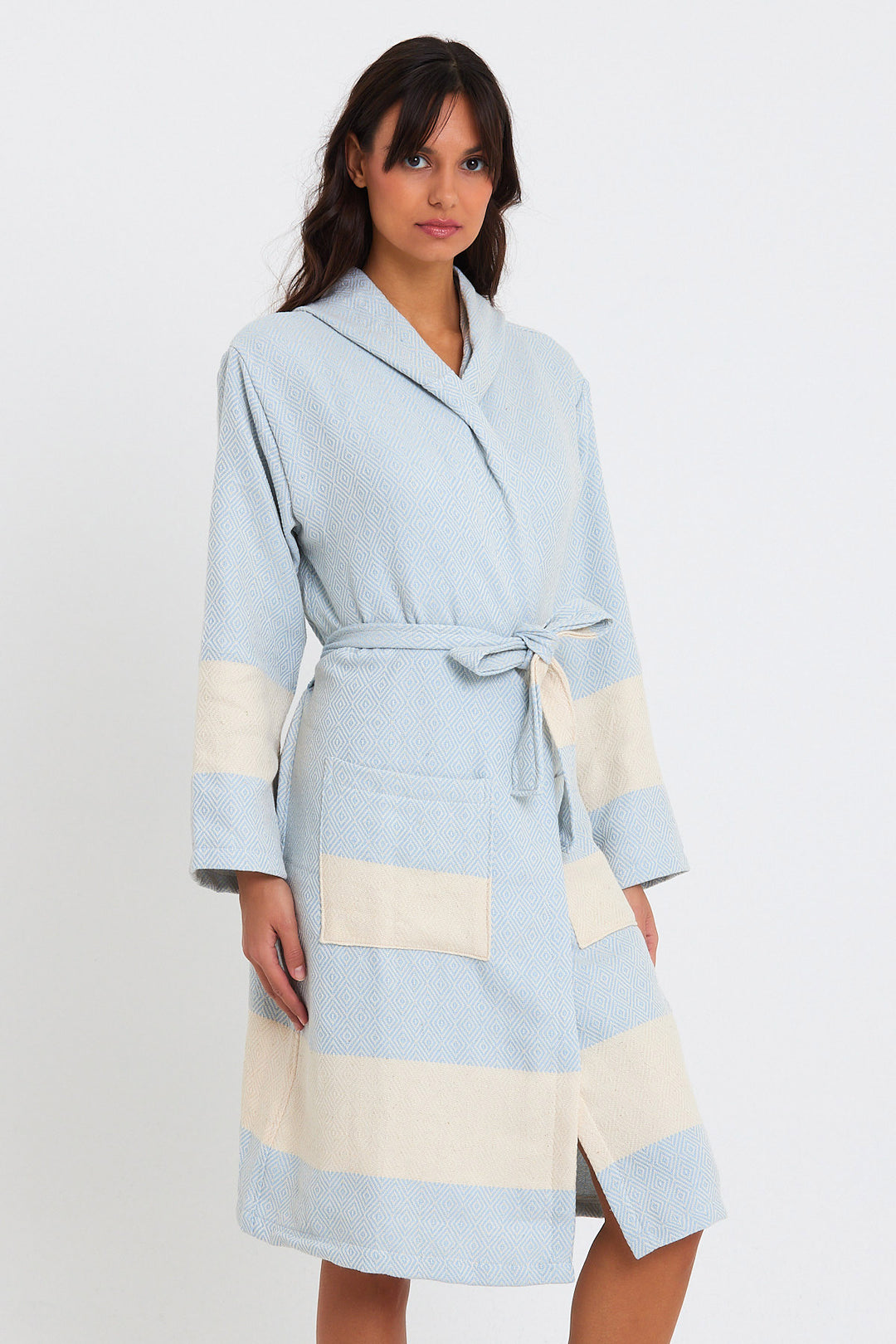 Diamond Bathrobe - Sauna Bathrobe - madeathand.com