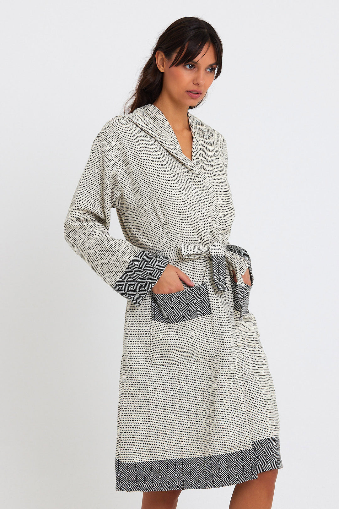 Sauna Bathrobe - Tuval Bathrobe | madeathand.com