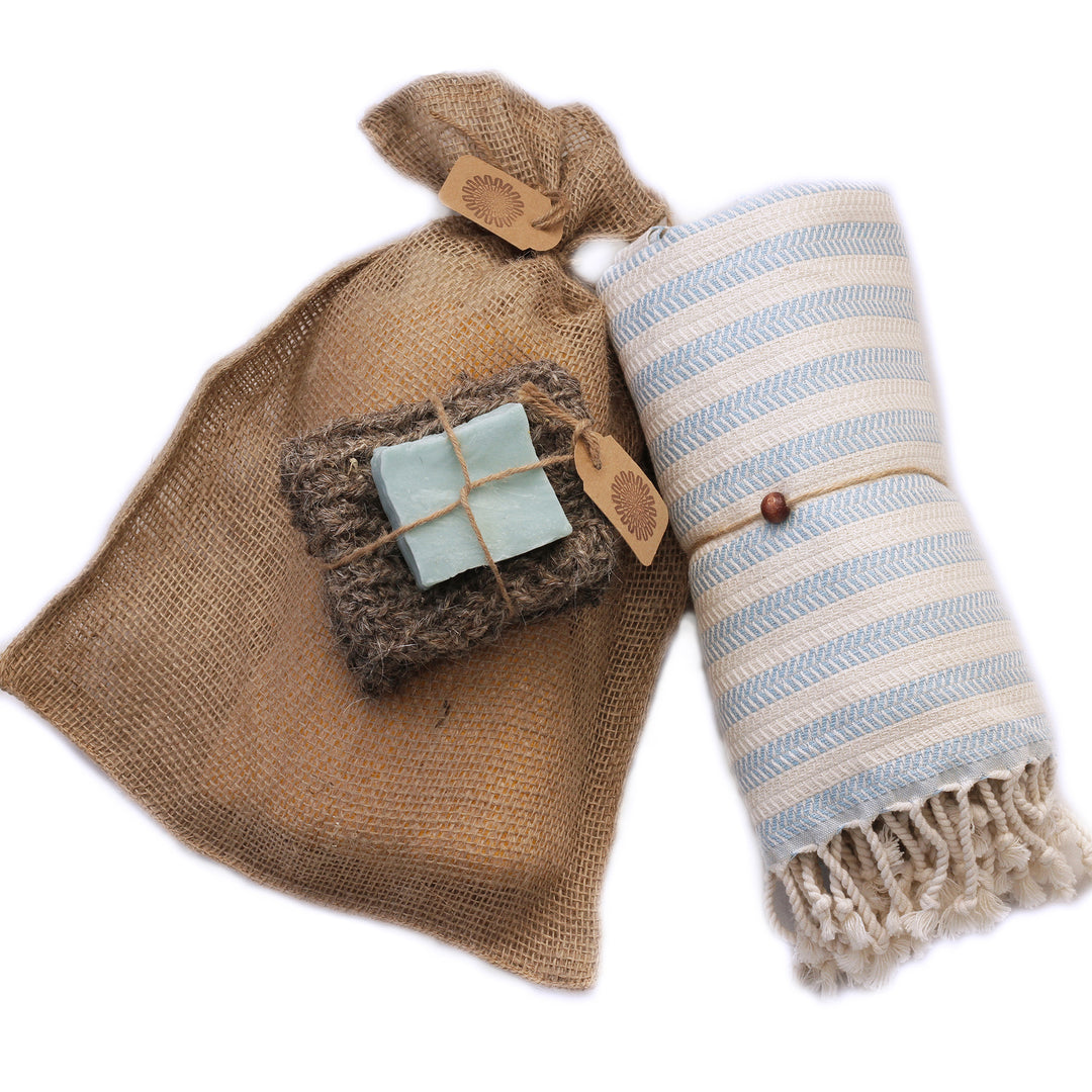 MadeAtHand bath textile gift set