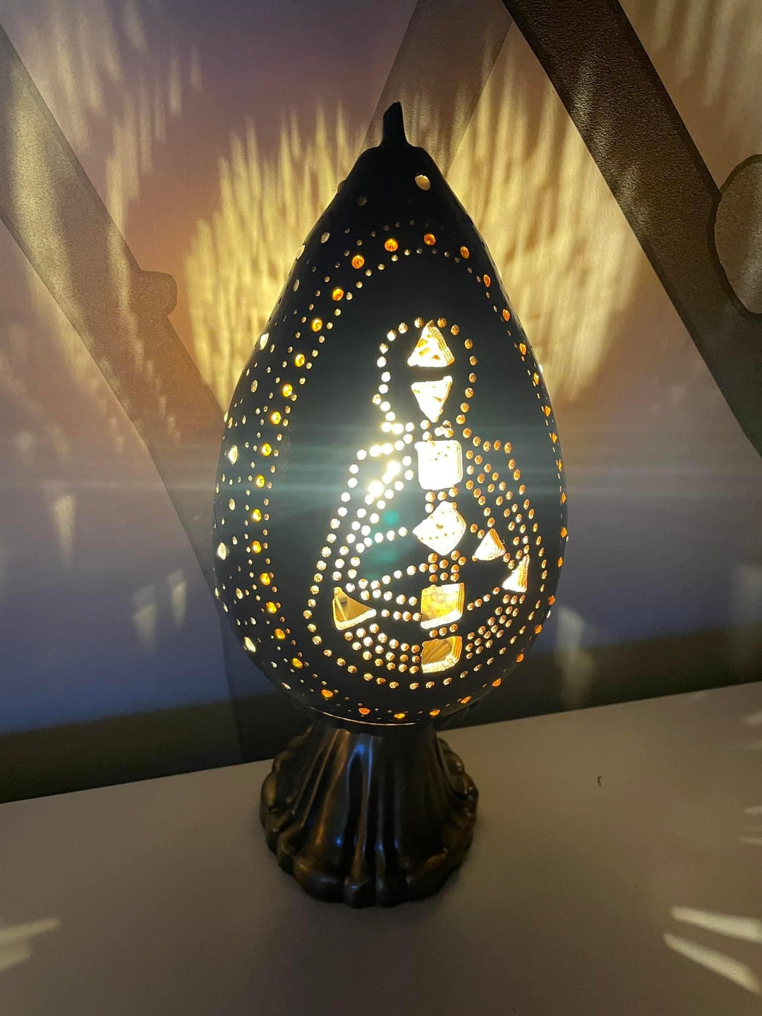 Gourd Lamp - Light Object - Human Design System - Human Design Bodygraph - Lamp Shade - Desk Lamp - Table Lamp - Night Lamp