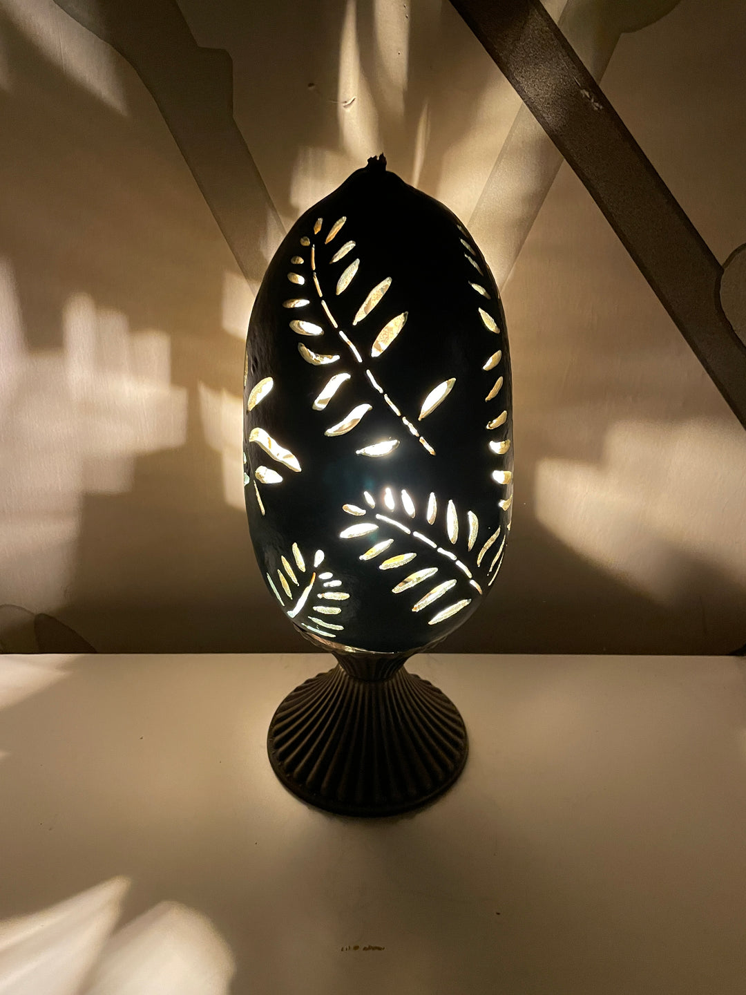 Gourd Lamp - Light Object - Night Lamp - Lamp Shade -Leaves 1