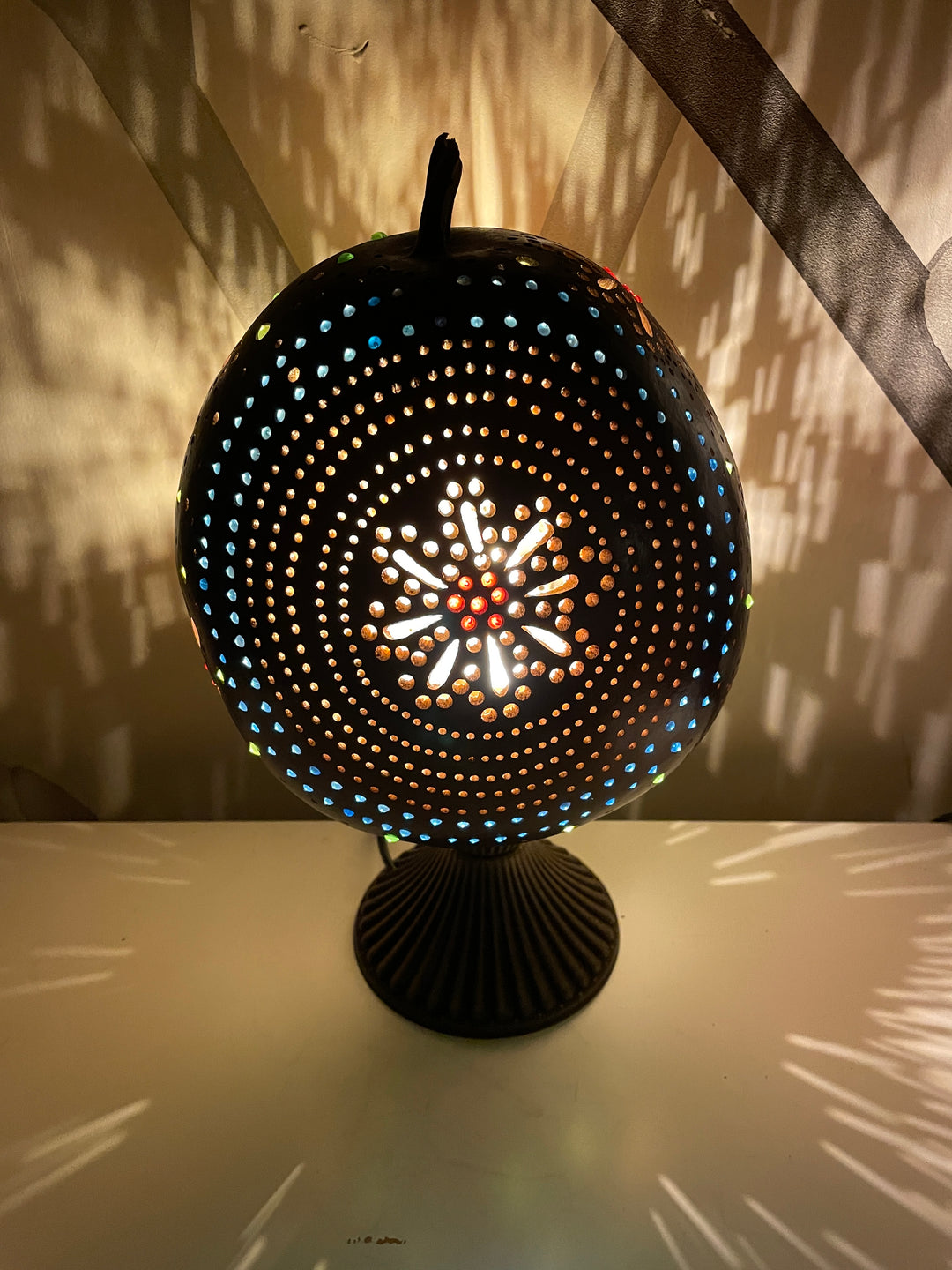 Gourd Lamp - Light Object - Lamp Shade - Night Lamp - Flowers 1