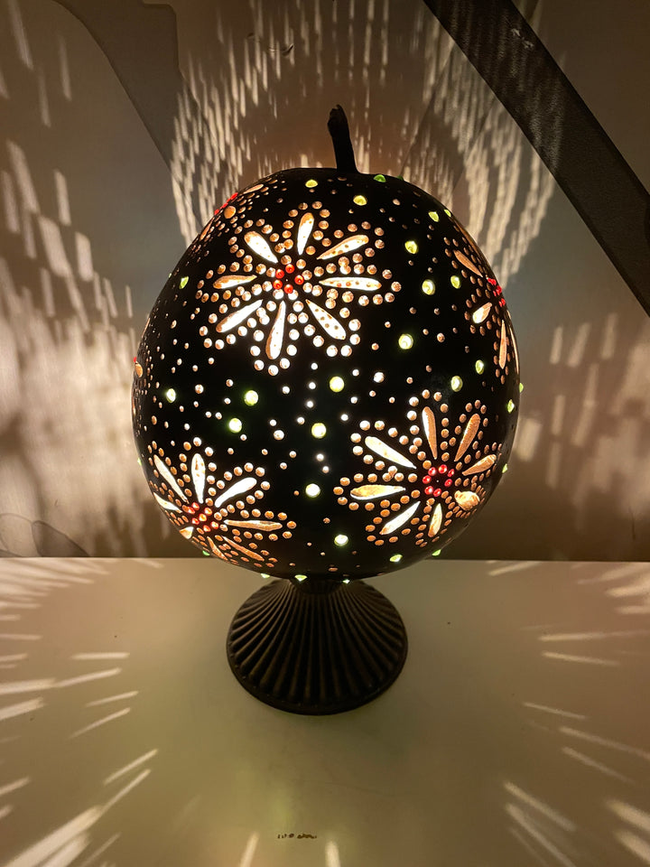 Gourd Lamp - Light Object - Lamp Shade - Night Lamp - Flowers 1