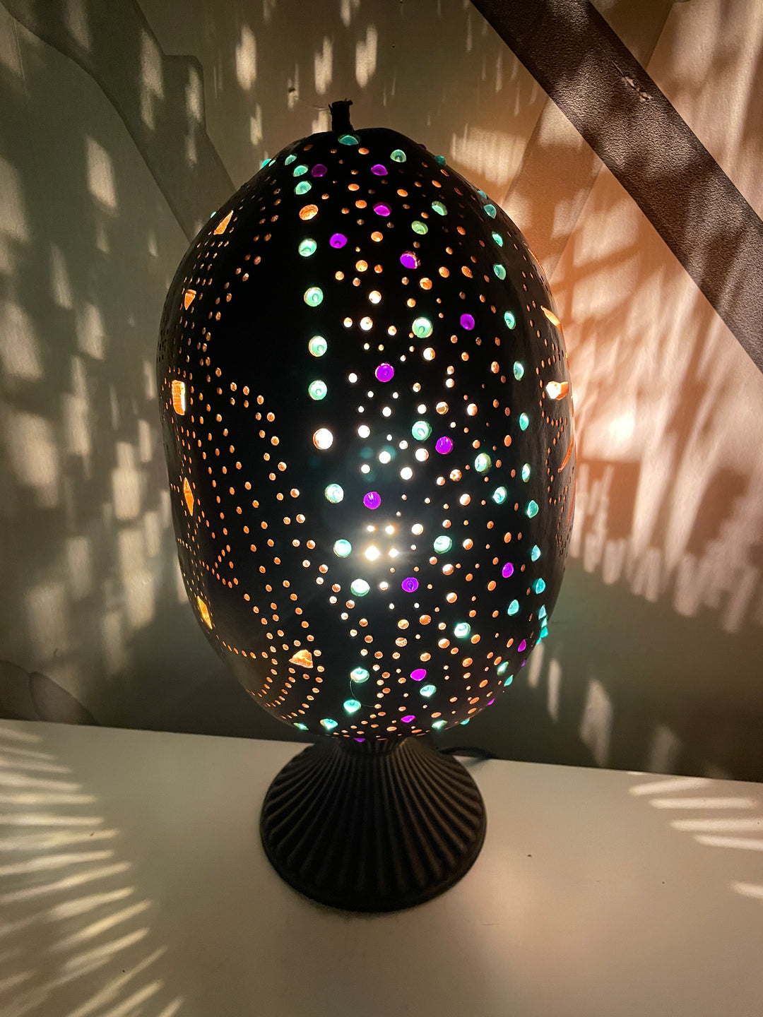 Gourd Lamp | Light Object | Human Design Bodygraph | Lamp Shade | Night Lamp | Desk Lamp | Decor Lamp | Home Decor |