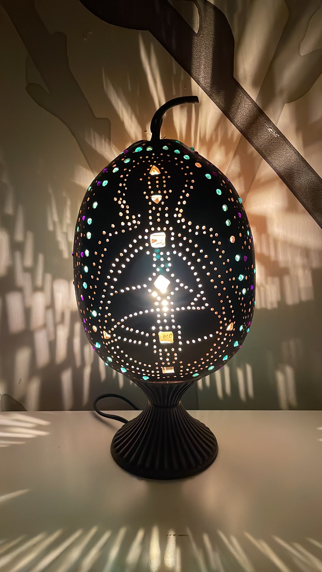 Gourd Lamp | Light Object | Human Design Bodygraph | Lamp Shade | Night Lamp | Desk Lamp | Decor Lamp | Home Decor |