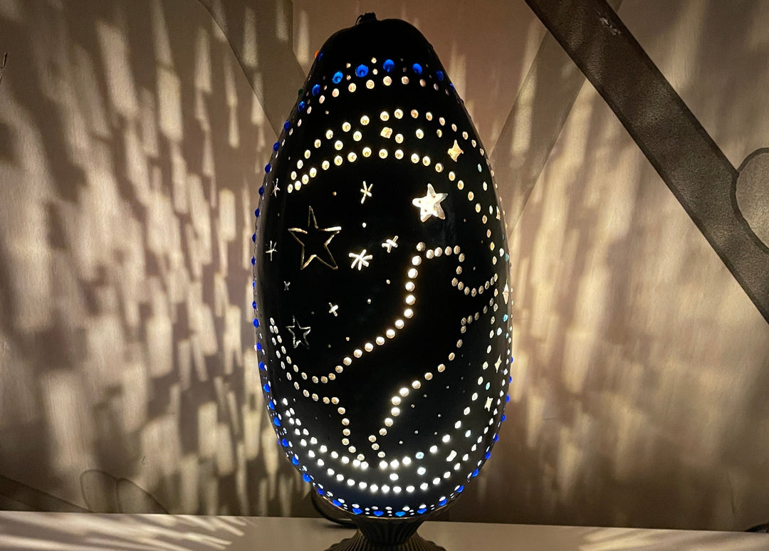 Gourd Lamp - Light Object - Night Lamp - Lamp Shade - Cat & The Moon 1