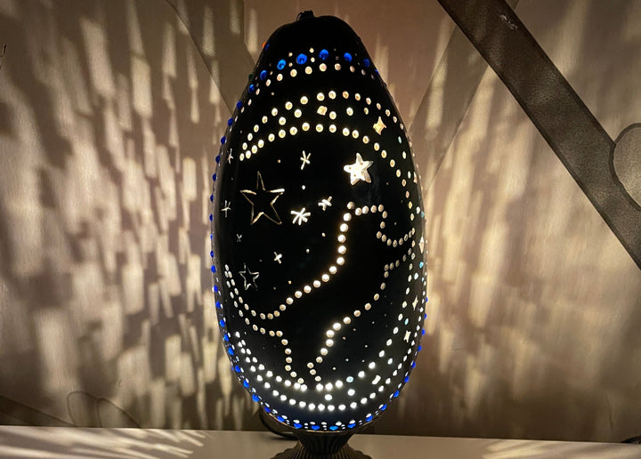 Gourd Lamp - Light Object - Night Lamp - Lamp Shade - Cat & The Moon 1