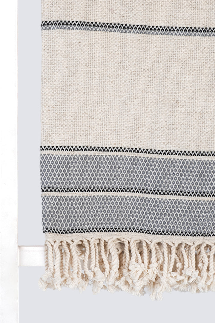 Linen Diamond Towel silver