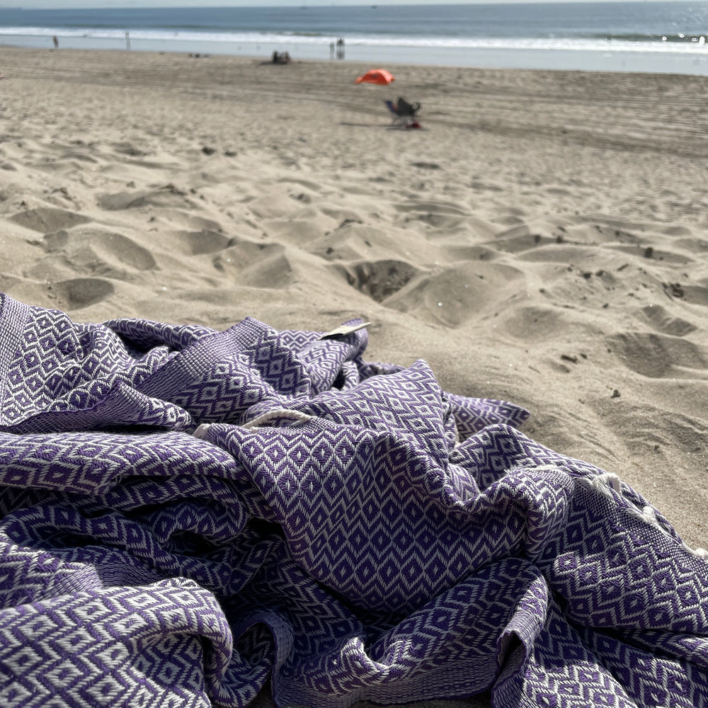 Crystal Pestemal Turkish Towel Hammam Towel- madeathand.nl