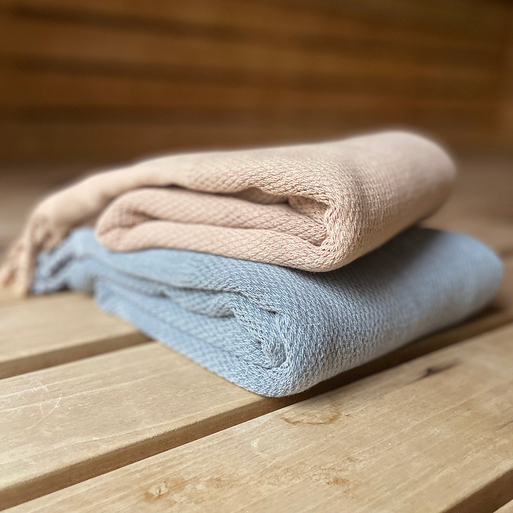 STONE WASHED DURU HAMAMDOEK TURKISH TOWEL - madeathand.nl