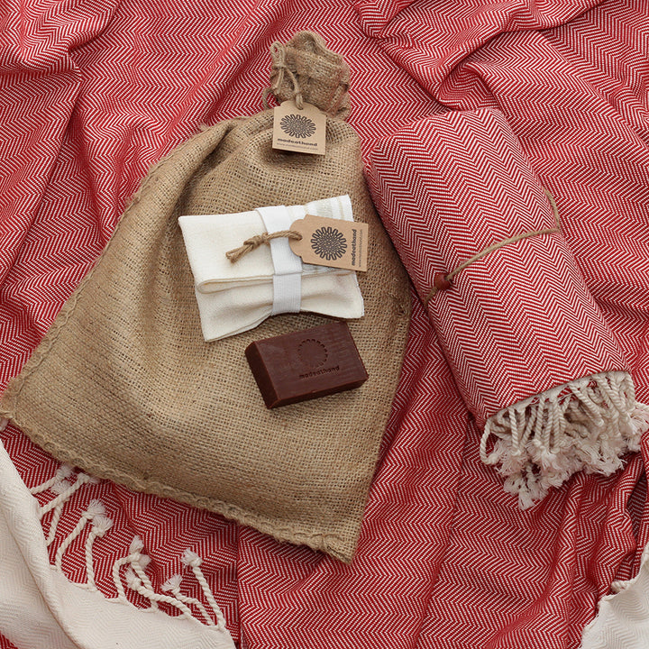 Bath & Body - Herringband rood