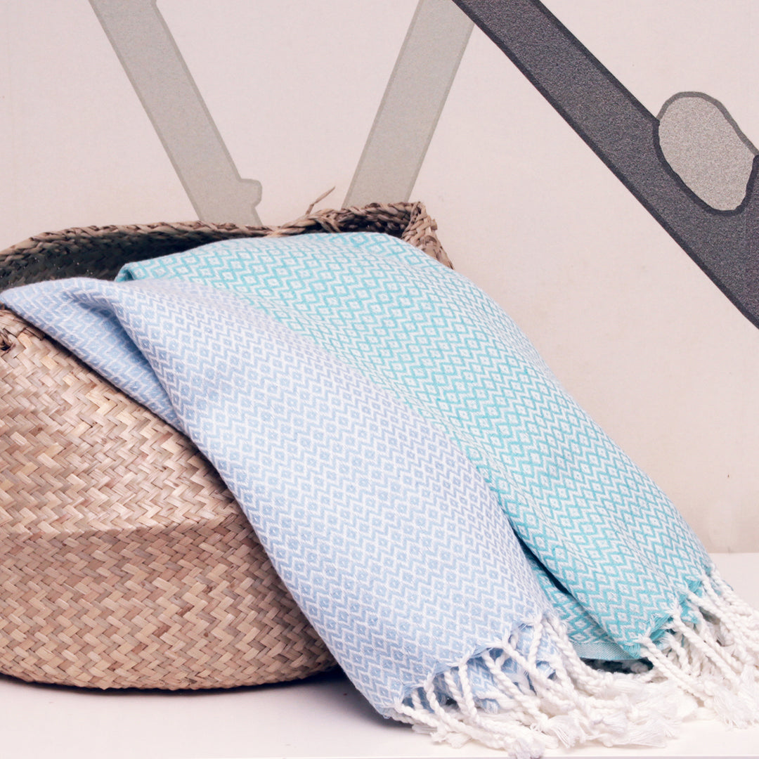 Crystal Pestemal Turkish Towel Hammam Towel- madeathand.nl