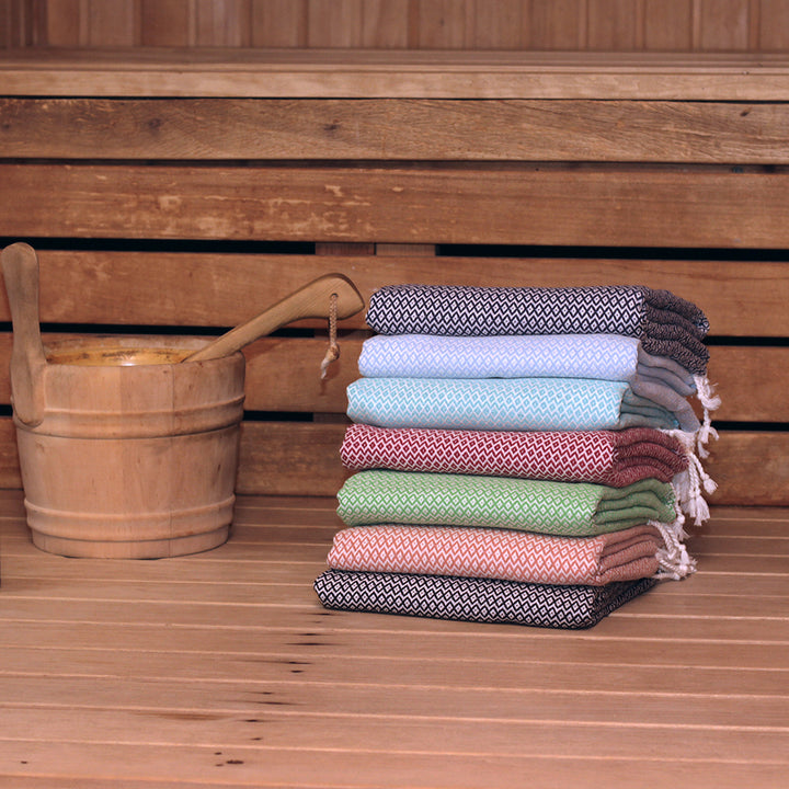 Crystal Pestemal Turkish Towel Hammam Towel- madeathand.nl