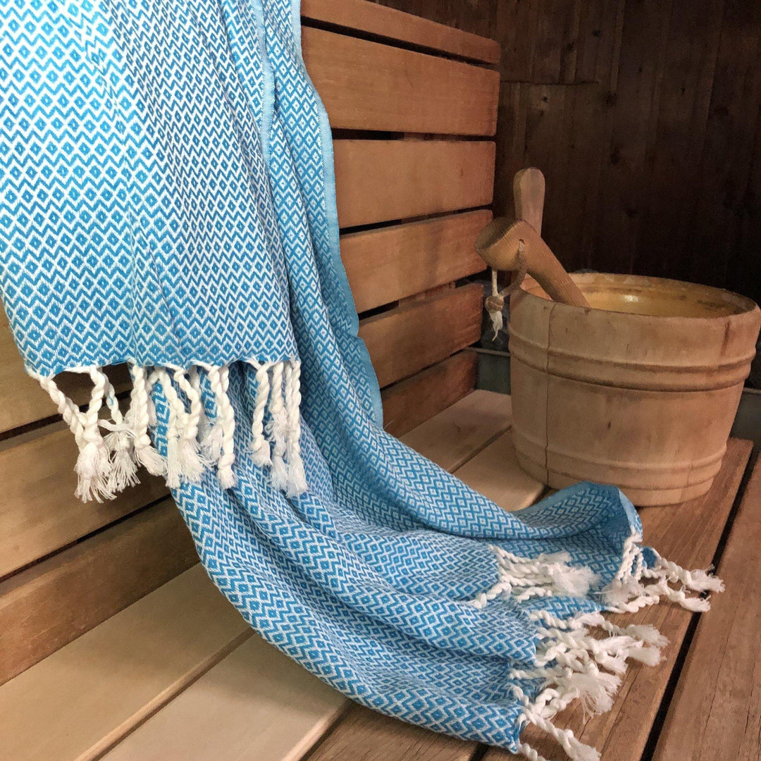 Crystal Pestemal Turkish Towel Hammam Towel- madeathand.nl