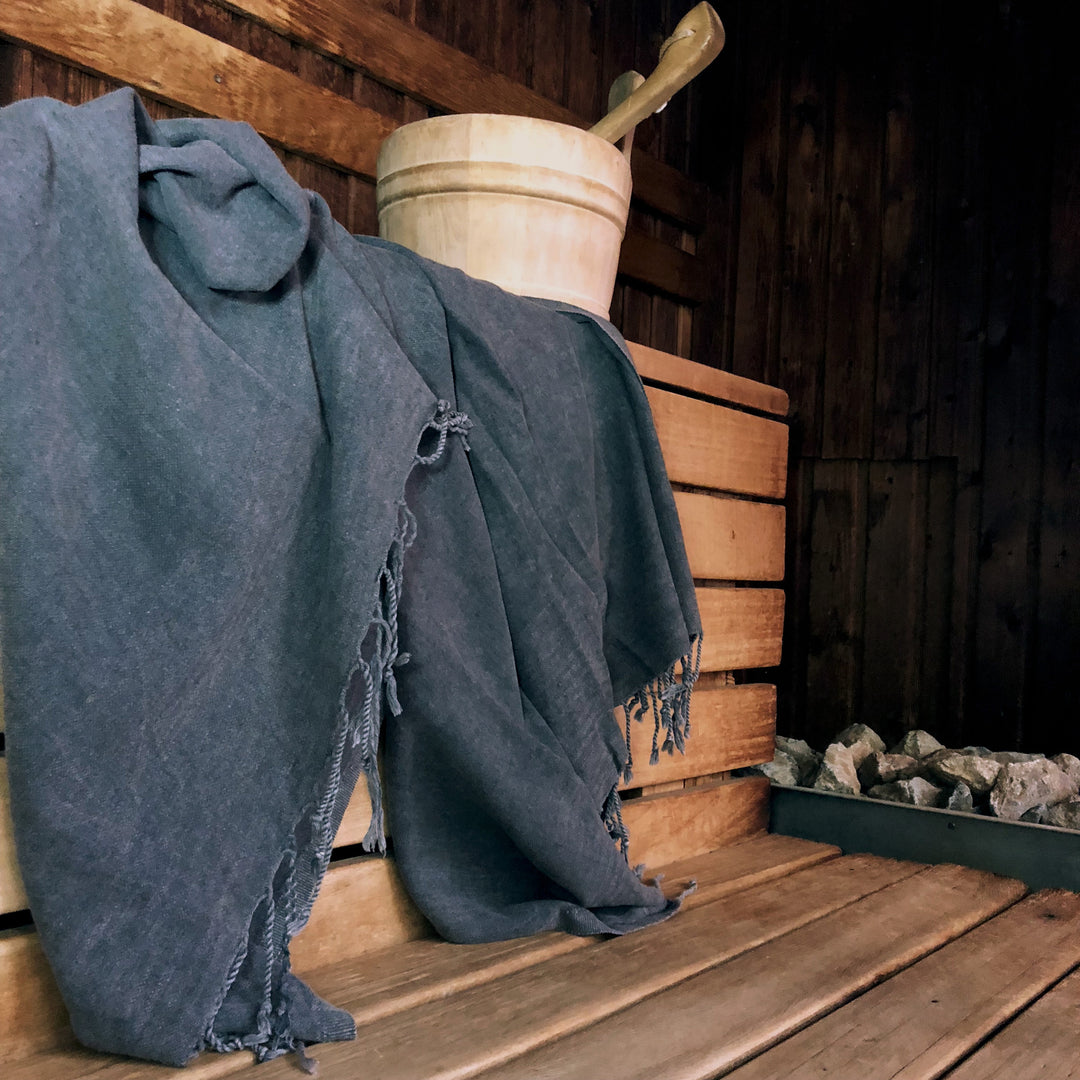 Stone Washed Hammam Towel - madeathand.nl