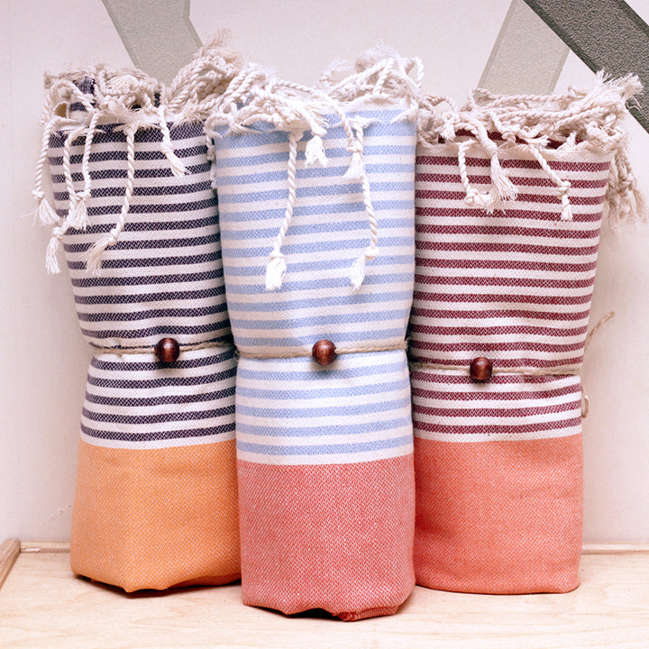 Striped Turkish Towel - madeathand.com