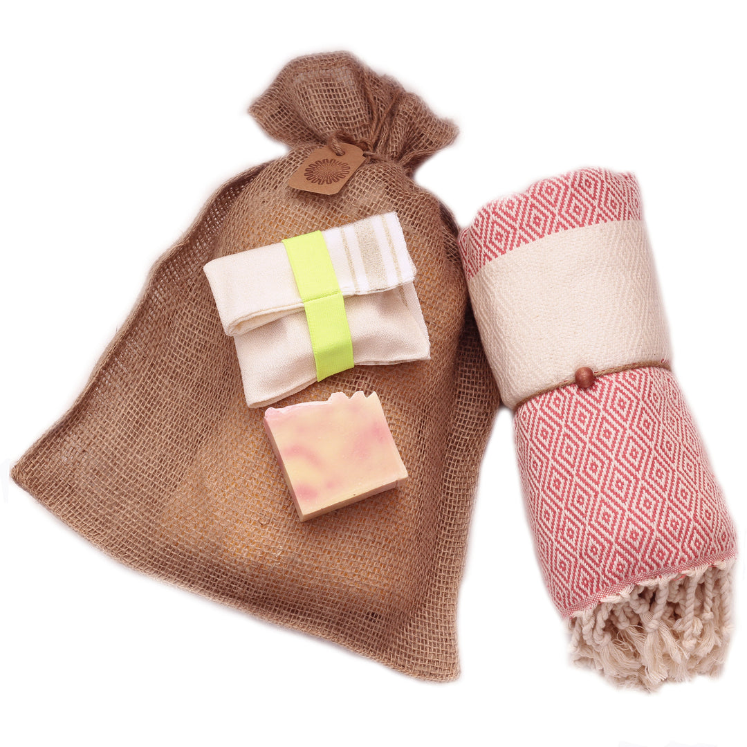 Sauna & Spa Set - Diamond Pink - madeathand.nl