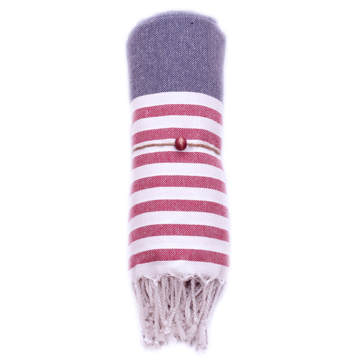 Striped Turkish Towel - madeathand.com