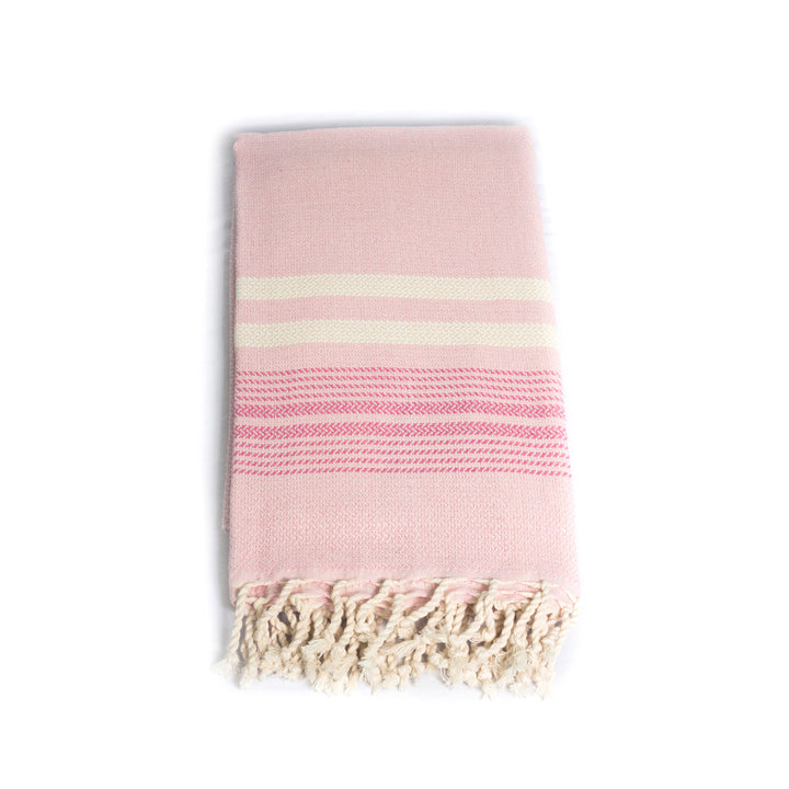 TRICOLOR HERRINGBONE PINK WITH FUCHSIA STRIPES-2