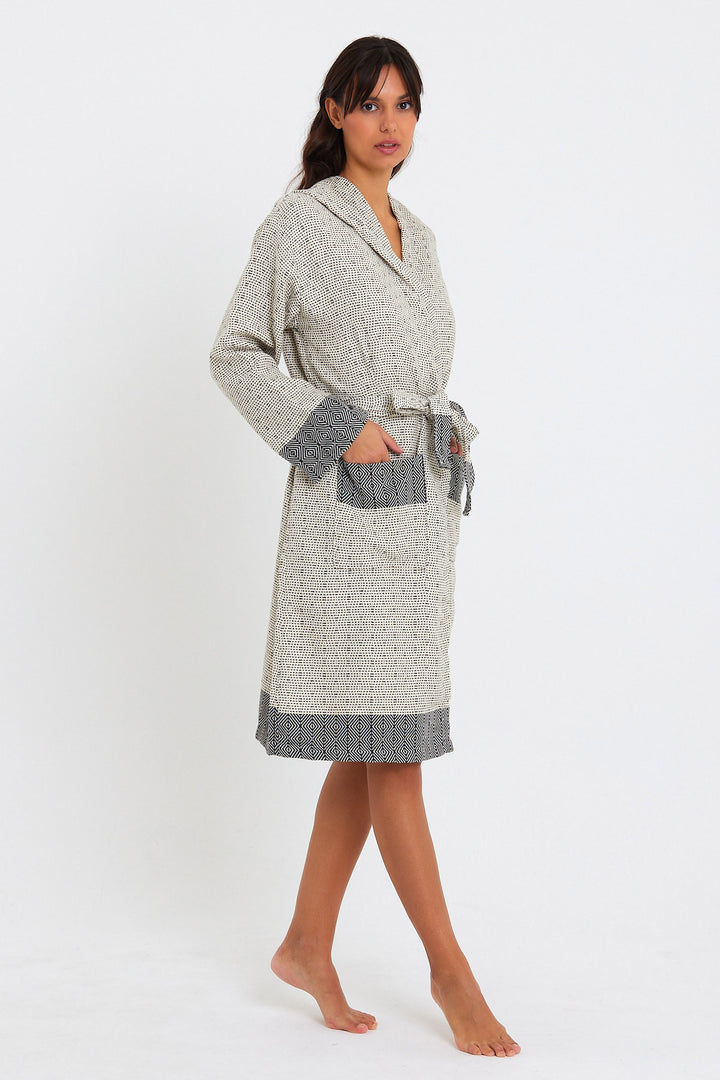 Sauna Bathrobe - Tuval Bathrobe | madeathand.com