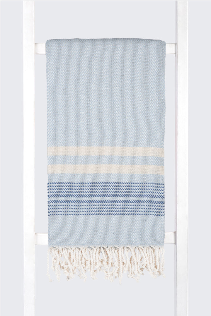 Tricolor Herringbone  Pestemal Hammam Towel - madeathand.nl