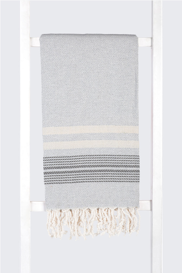 Tricolor Herringbone  Pestemal Hammam Towel - madeathand.nl