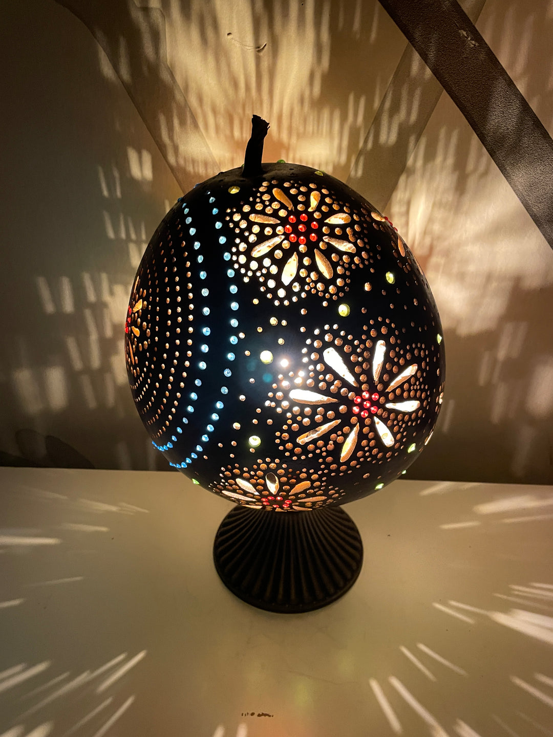 Gourd Lamp - Light Object - Lamp Shade - Night Lamp - Flowers 1