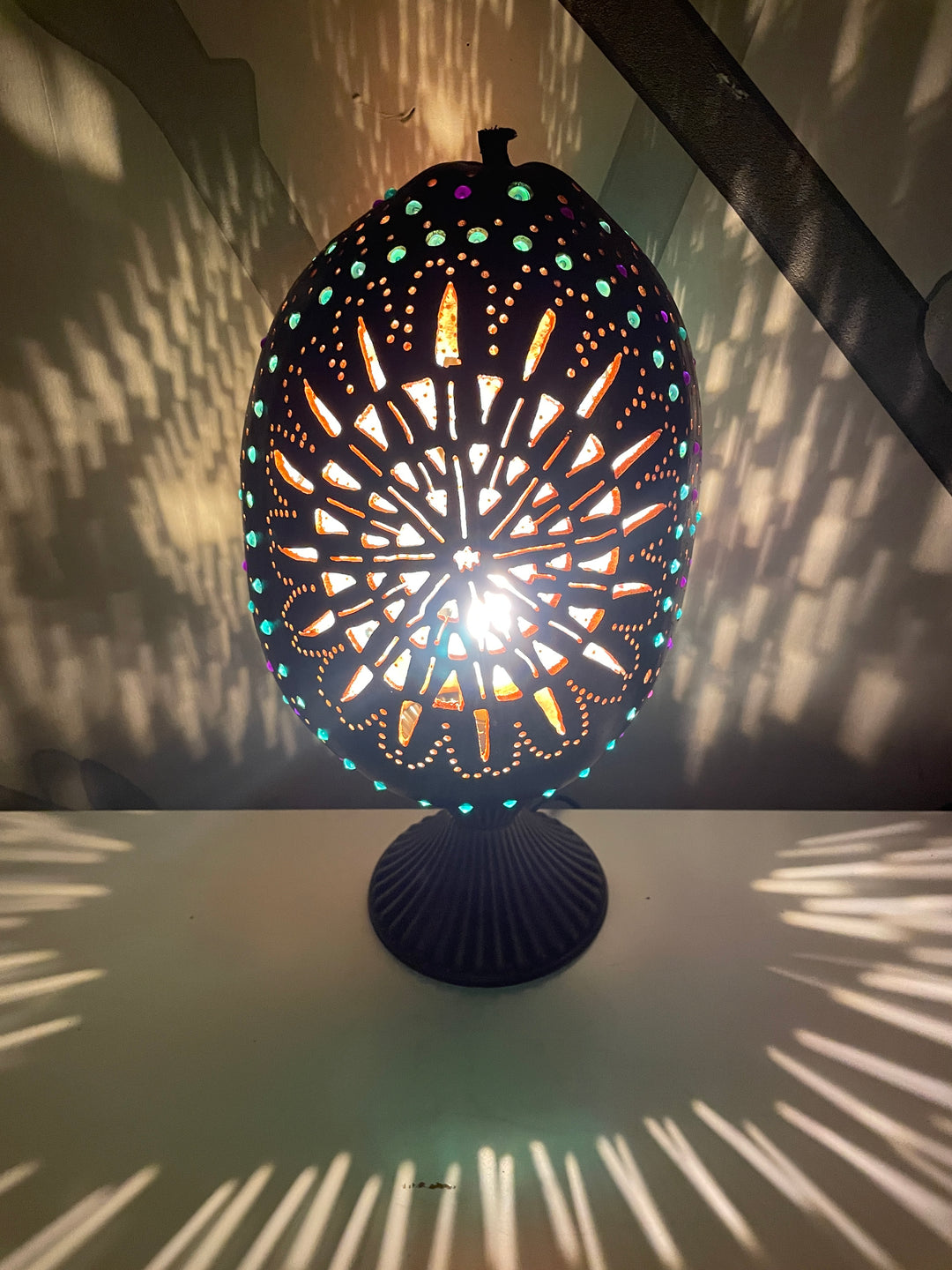 Gourd Lamp | Light Object | Human Design Bodygraph | Lamp Shade | Night Lamp | Desk Lamp | Decor Lamp | Home Decor |