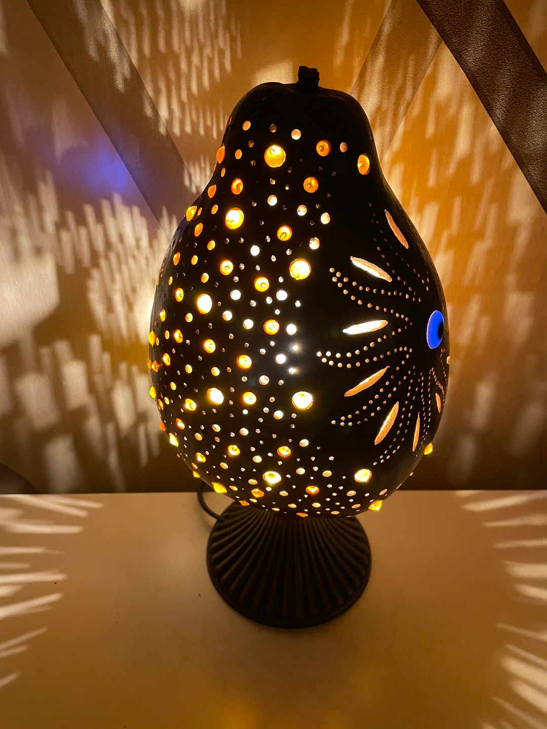 Gourd Lamp - Night Lamp - Light Object - Lamp Shade - Table Lamp - Sun 3