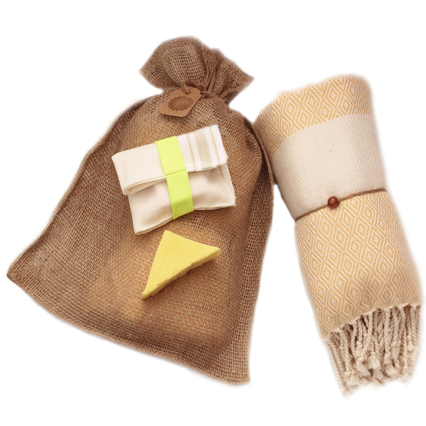 Sauna & Spa Set - Diamond Yellow - madeathand.nl