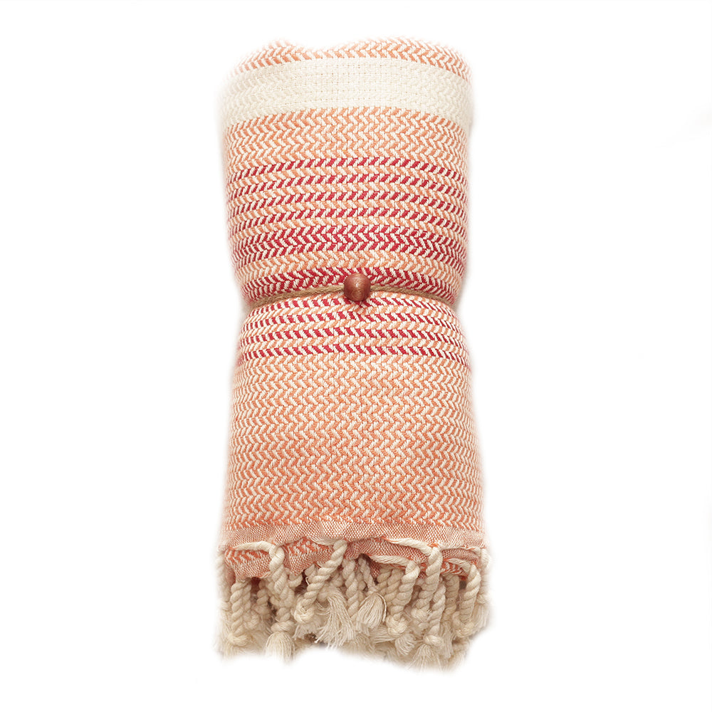 Tricolor Herringbone Hamamdoek