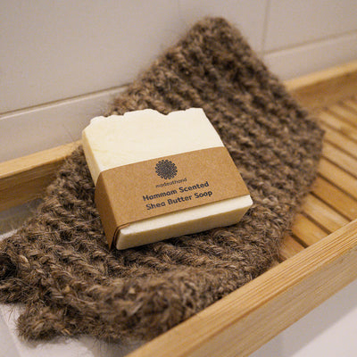 Goat Hair Bath Glove with Shea Butter Soap